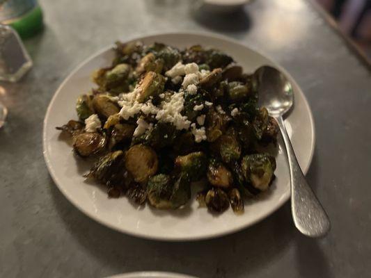 Brussels sprouts were amazing