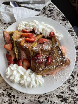 Strawberry Stuffed French Toast