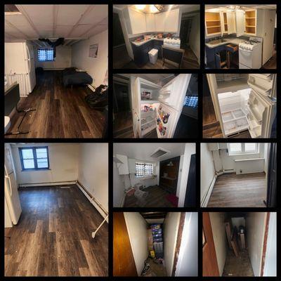 One bedroom apartment clean out