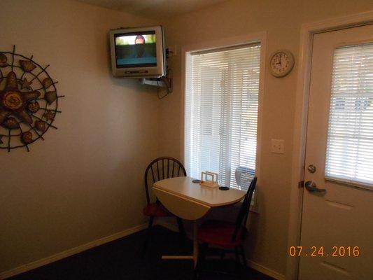 Dining area in cottage #2.