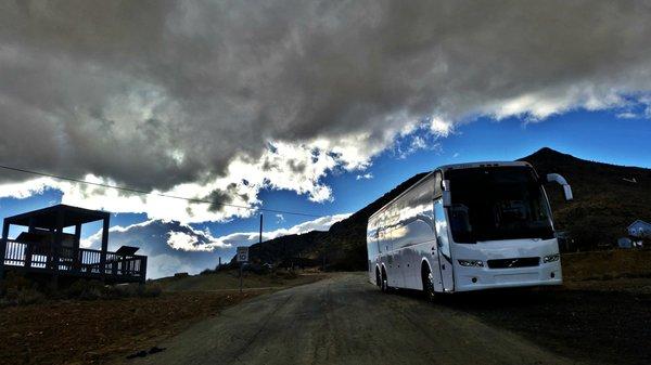 We could not help but to take a moment to capture this gem! #Travel #CharterBus #AdventureIsOutThere