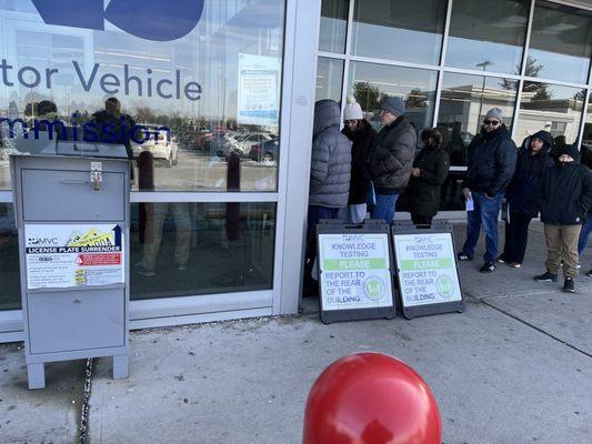 Box locked even though then dmv is open.