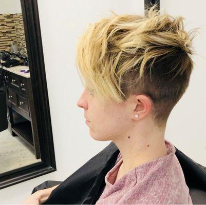 Color, cut, and style.