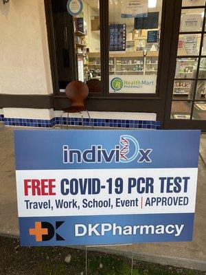 Free covid test