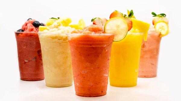 Smoothies - Hawaiian, Acapulco, Miami, Very Berry, Piña Colada