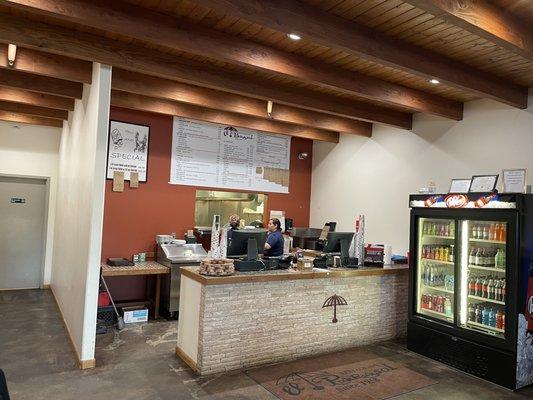 June 6, 2023 - El Parasol Restaurant (Santa Fe, NM) - front counter