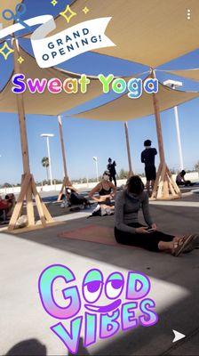 Grand Opening of the Weho Sweat Yoga in August...