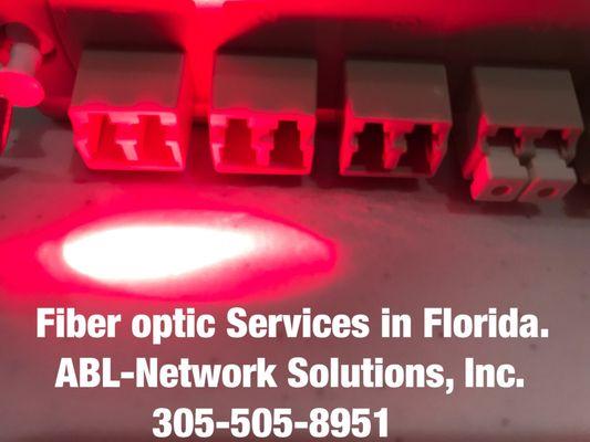 Fiber optic Services in Miami Florida....