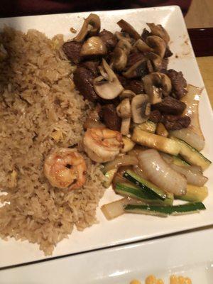 Steak and shrimp