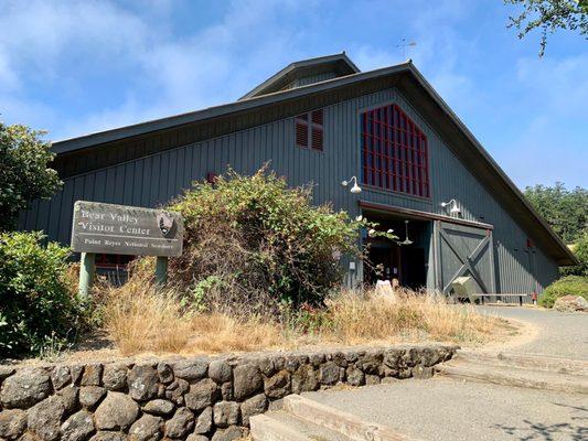 The Bear Valley Visitor Center.