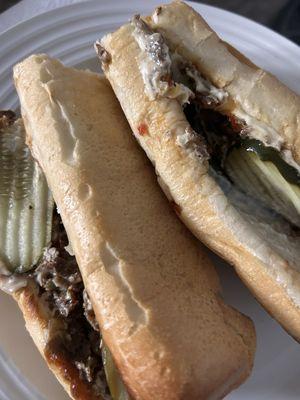 Philly Steak and Cheese Grilled Sub