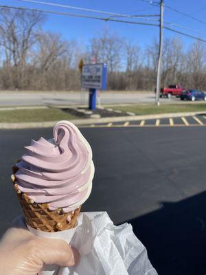 Maple blueberry custard twist