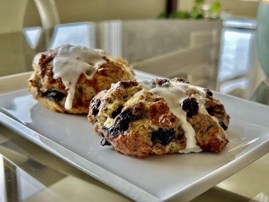 Blueberry scones