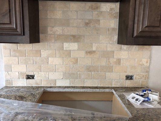 Kitchen backsplash