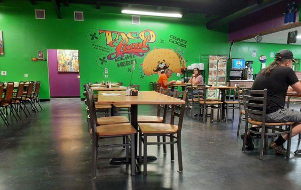 Taco Local Dining Area