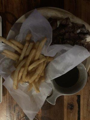 French Dip with fries