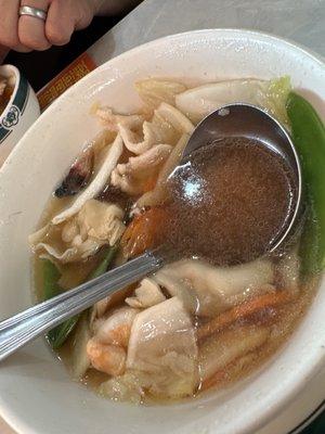 Wonton soup best ever