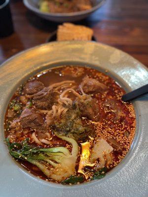 132. Spicy Beef & Tendon Noodles Soup