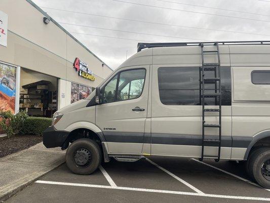 Lifted sprinter Van