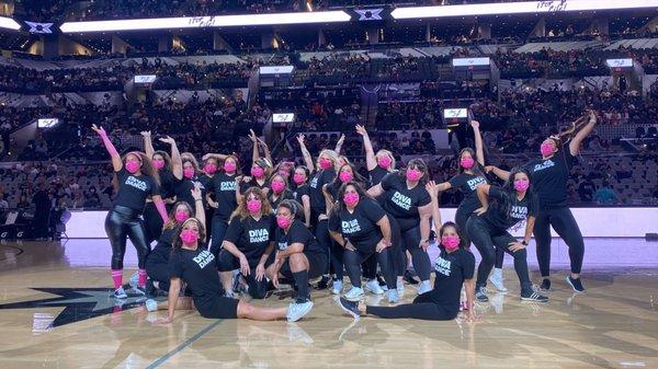 Still hyped about our halftime performance at the Spurs Game!!