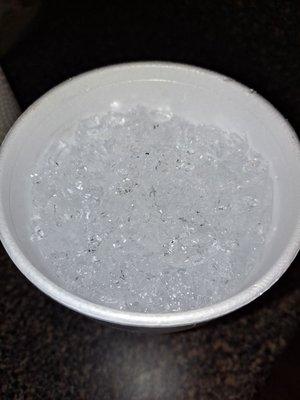 Crushed ice