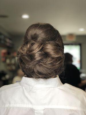 Bride updo!