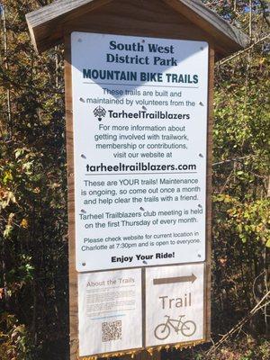 Cool people who take great care of many trails around these parts.