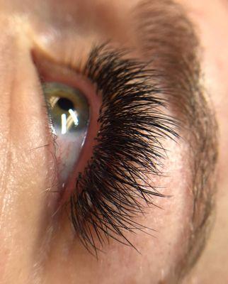 LABA Eyelash Extensions used on this model by lash artist, Justine Ivaldi