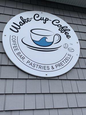 Outside of Wake Cup Coffee