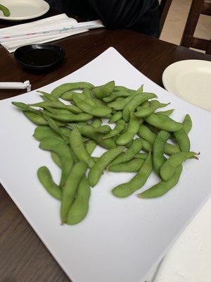 Large edamame for $7 - hmmm