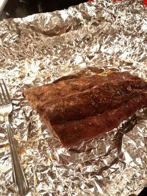 Half rack ribs.  Fork for scale