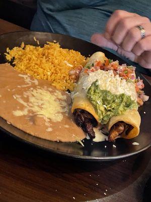 Fried Chimichangas steak / chicken