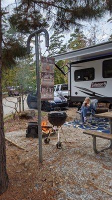 Fall camping at Don Carter SP