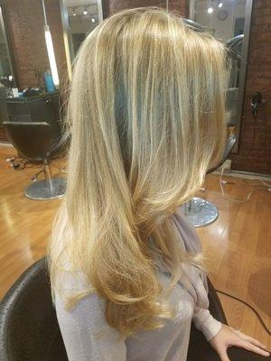 Blonde highlights by Tyler