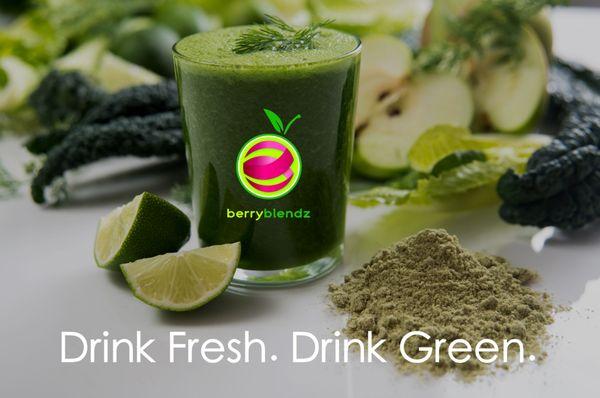 green drinks
 wheatgrass shots