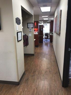 Entrance to all of the treatment areas