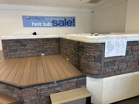 This is the swim spa I ordered today from The Hot Tub Mall. So excited!