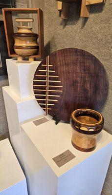 Chuck Klein's woodworking objets d'art