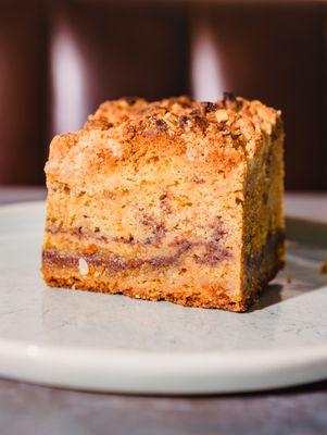 brown sugar coffee cake. photo by Baxter Miller