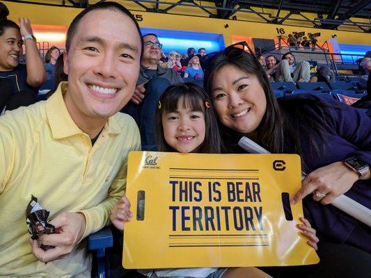 Cal vs No. 25 USC women's basketball game on Sunday, February, 19, 2023. View from Section 15, Row J, Seat 3.