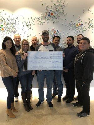 Vista Energy Raised over $3,400 for the Boots Campaign in honor of Veteran's Day!