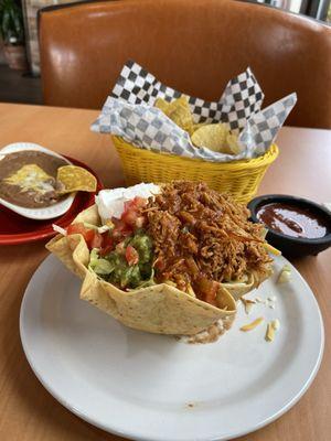 Chicken taco salad