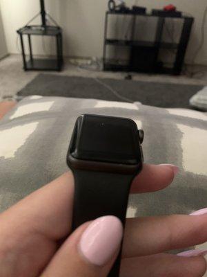 Screen isn't on the watch