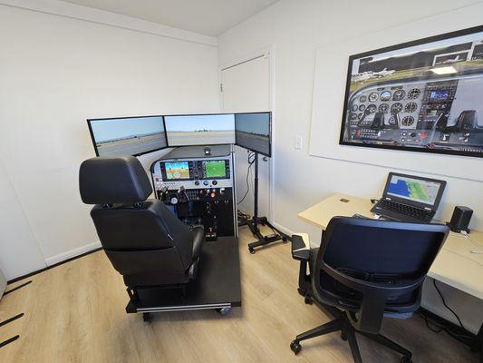 Our FAA approved AATD that fully replicates a Cessna 172 with G1000 Avionics