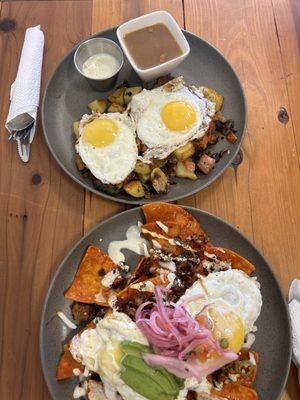 Skillet + Chorizo Chilaquiles