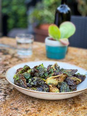 Caramelized Brussels sprouts