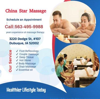 A couple's massage is just like any other massage service,  but you and your partner receive the massage at the same time,  o...