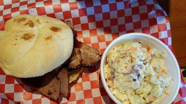 Brisket sandwich