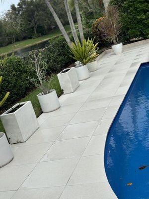 Pool deck Pressure Washing in Delray Beach