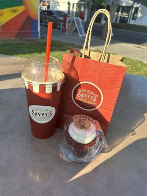 Root Beer Float, Red Velvet Cupcake, and some extra goodies!